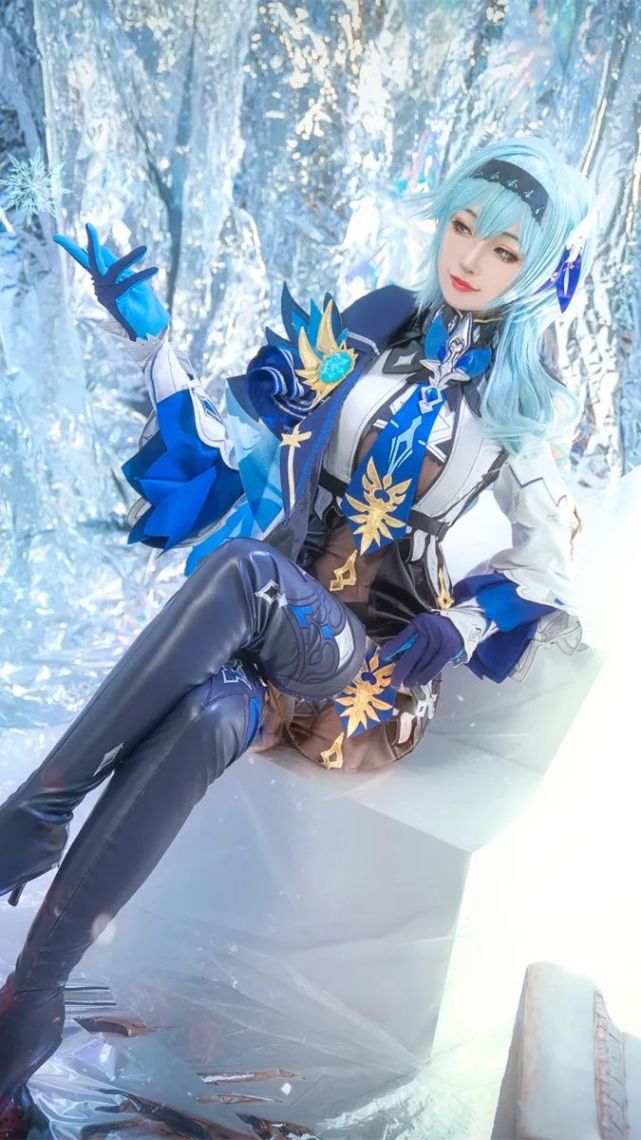 cos:原神优菈cos正片@初兽猫