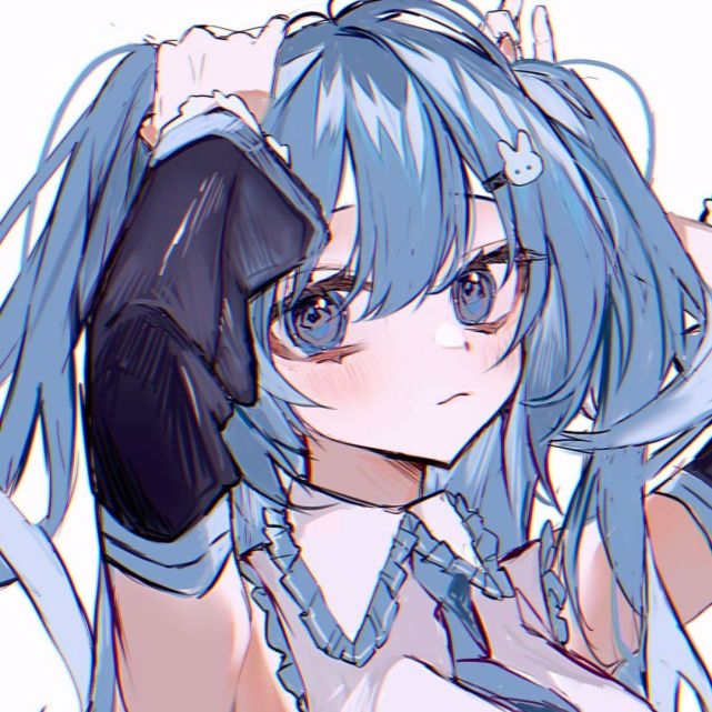 動漫頭像:初音姐姐頭像,會哭的哦