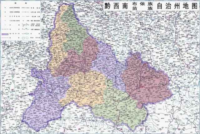黔西南布依族苗族自治州,首府驻兴义市, 是贵州的9个地级行政区之一