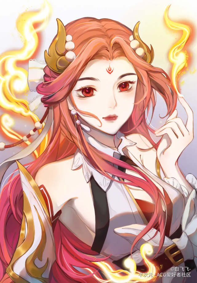 貂蝉(唤灵魅影)同人壁纸:小心玩火自焚哦——王者荣耀