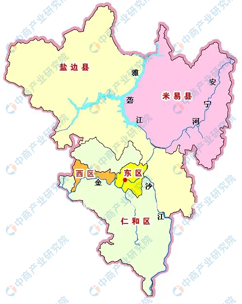 產業圖譜2022年攀枝花市產業佈局及產業招商地圖分析