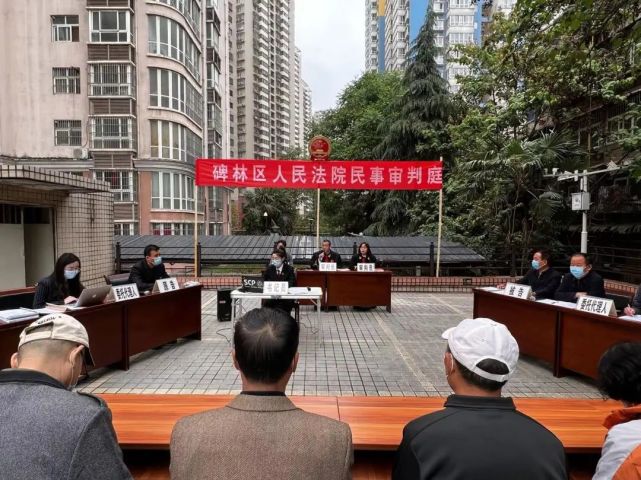   定分止争进小区 纾困解忧暖民心——西安碑林法院民一庭巡回审理一起物业纠纷案