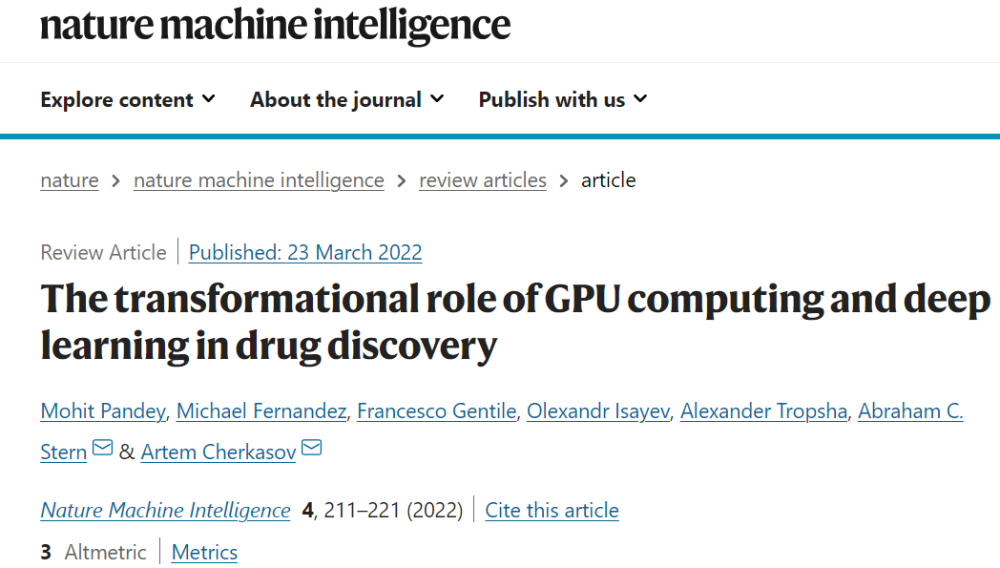 GPU计算和深度学习在药物发现中的转型作用