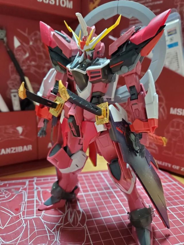 mg正义高达混搭改造之正义高达【神威】!