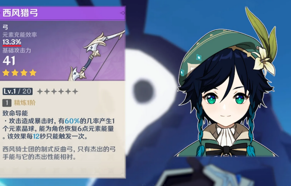 原神 没有最强武器只有更强 衡量一把武器的强弱 要看被动 天天看点