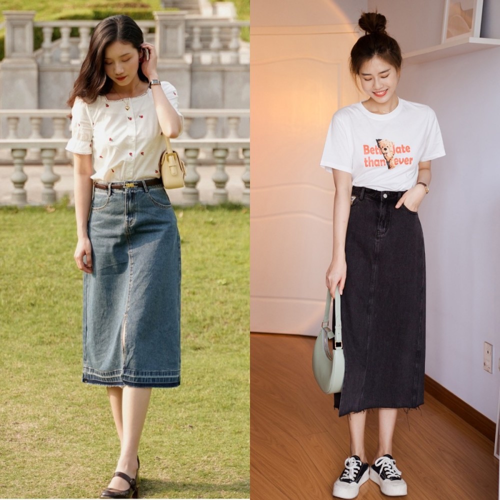 有一种好搭叫"牛仔半身裙"!这些穿搭技巧,助你穿出时髦范- 临西便民蛙