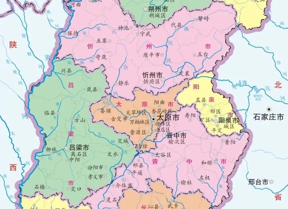 山西省的区划调整11个地级市之一吕梁市为何有13个区县