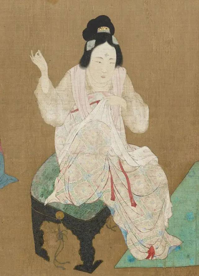 《韩熙载夜宴图》中,除了老韩本人,其余客人无论男女,皆是垂足而坐