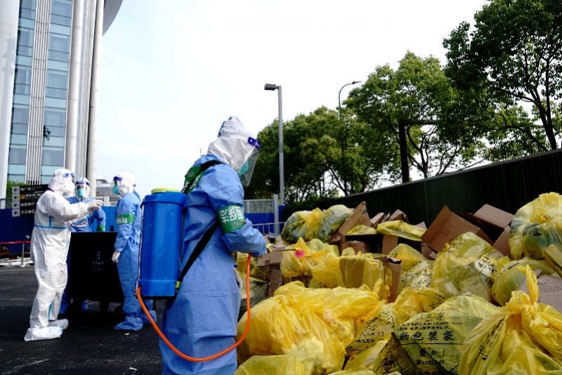图集：上海持续提升涉疫垃圾收运处置能力国家副主席是正国级吗