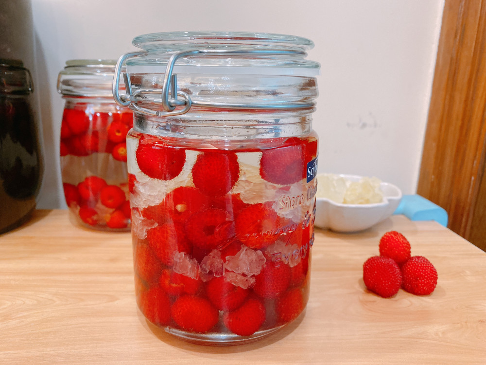 这种野果子一年只有一个月城里人都很难见到用来泡酒好处多多