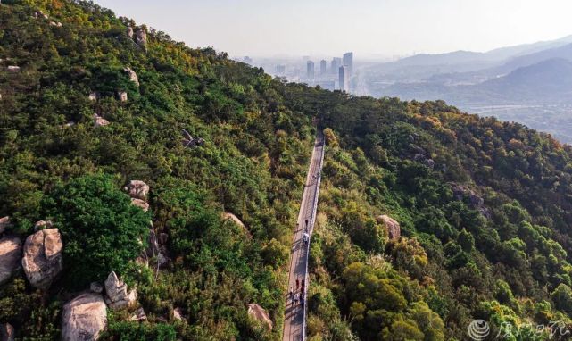 大屏山郊野公園位於海滄大橋的西南面,站在至高點可俯瞰城市美景.