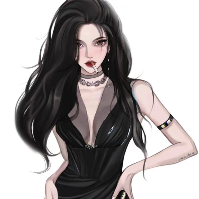 微信头像伪厚涂风动漫女生头像超a超飒霸女的感觉没错了