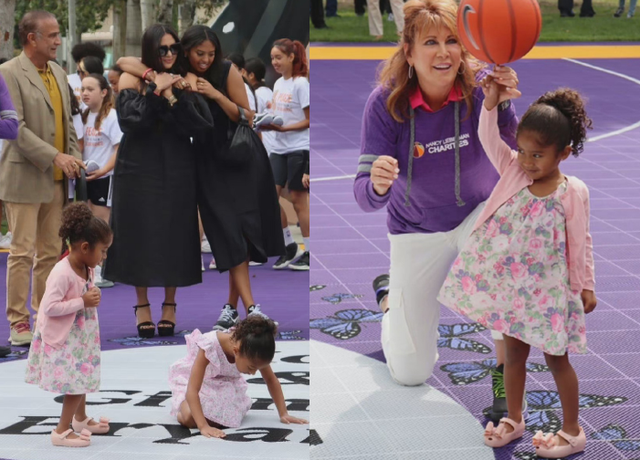 瓦妮莎太性感,大女儿虎背熊腰!