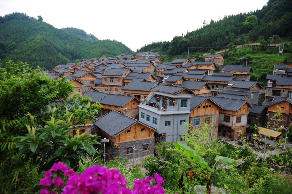 福尧福寨景区位于册亨县秧坝镇,森林覆盖率超过90%,被誉为"天然氧吧""