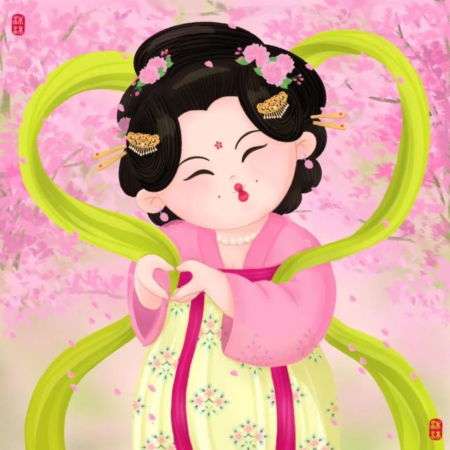 头像靓女可爱头像可爱唐朝女头像