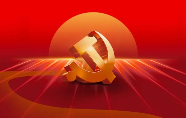 党旗飘扬在一线一支支党员先锋队一面面红色旗帜在疫线飘扬