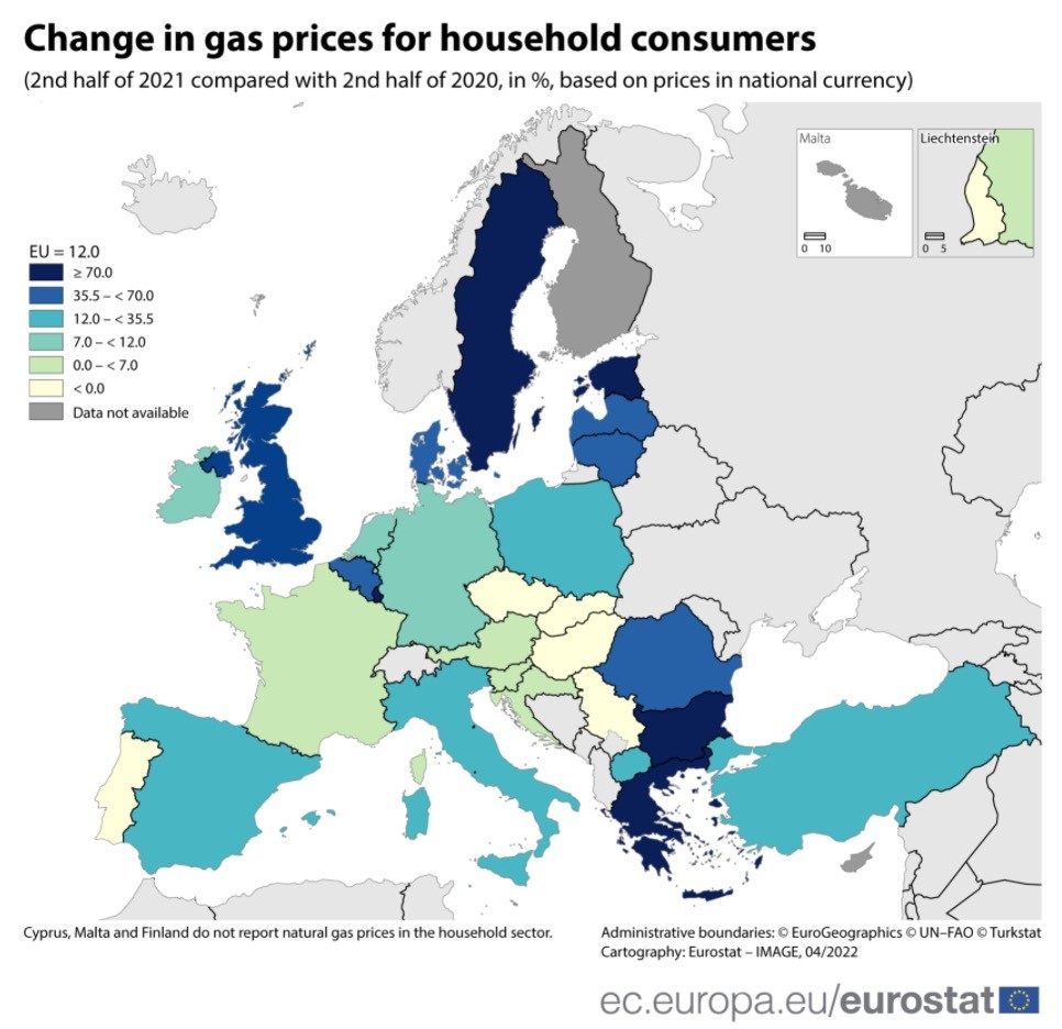 能源危机之下，欧洲的家庭能源账单到底上涨了多少002165红宝丽