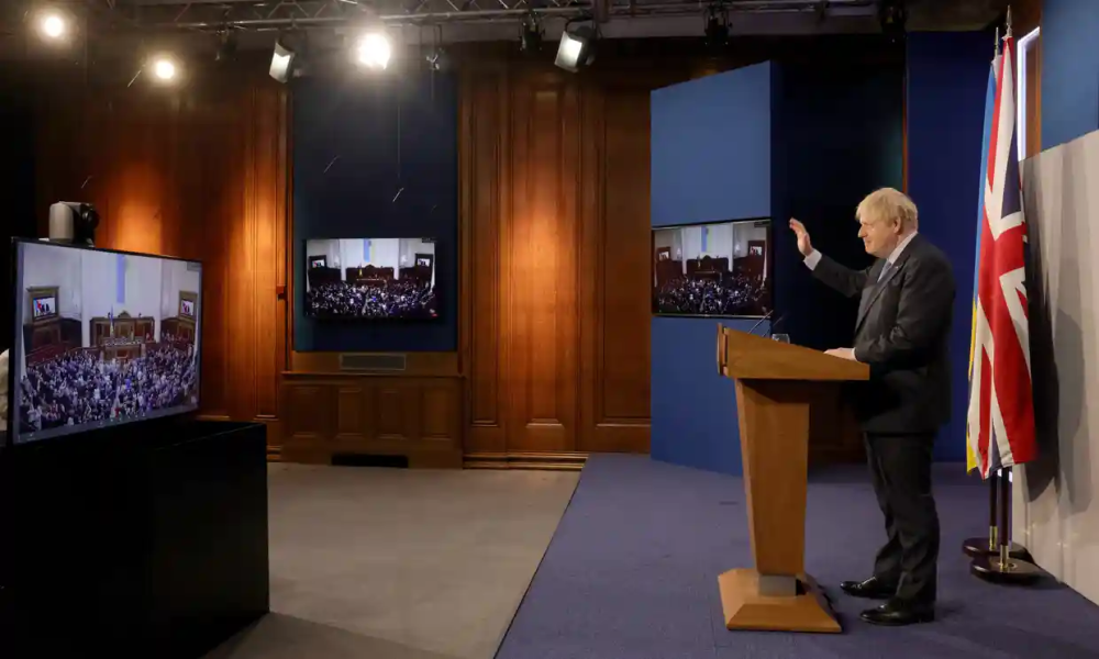 英媒曝光：约翰逊在乌最高拉达演讲背后，有一次“撤回”