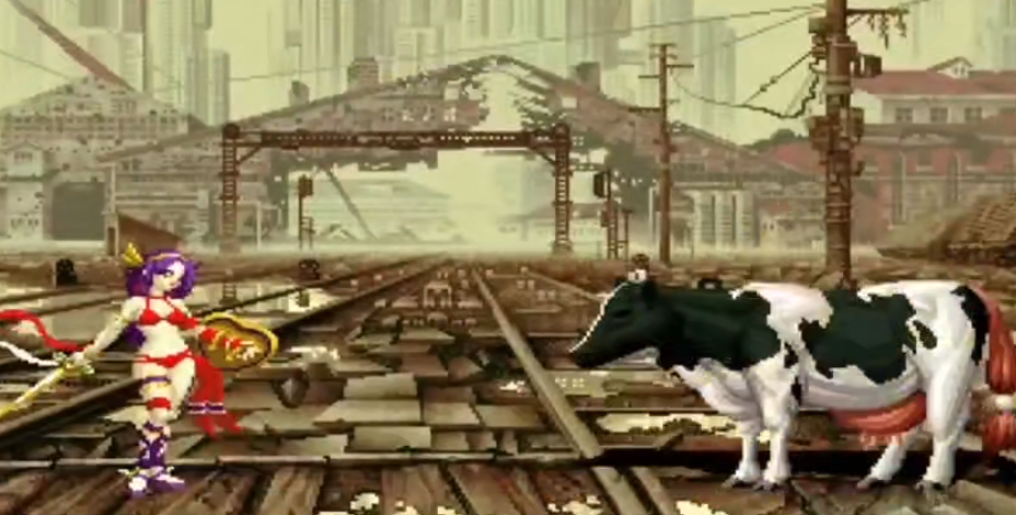 不知火舞是奶牛？街机最变态的设计，官方借游戏讽刺日本名媛？