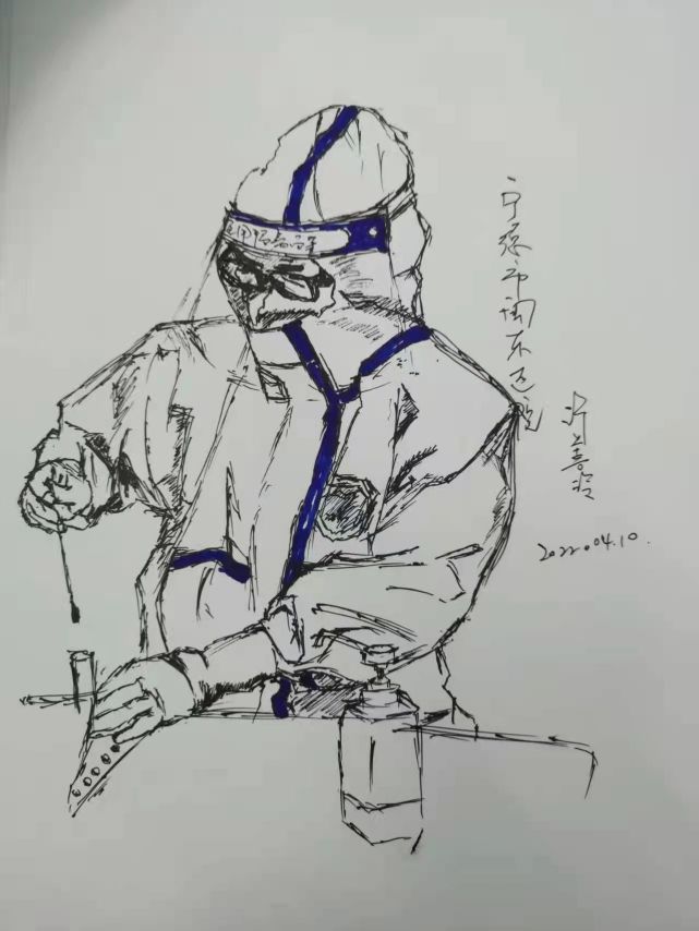 闽东医院这名90后医师,用画笔画出了大白日常和暖心鼓励