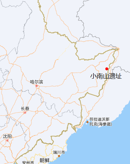 小南山遗址是位于中国俄罗斯边境的饶河县(清朝发配犯人的宁古塔)乌苏