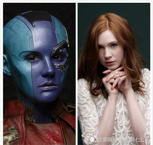 「蓝色战士」"星云"涅布拉是卡魔拉的妹妹,誓言杀死灭霸,报复他带来的