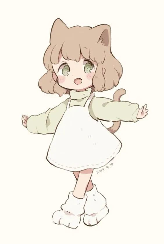 萌爆表的q版角色线稿,马上收下!_腾讯新闻