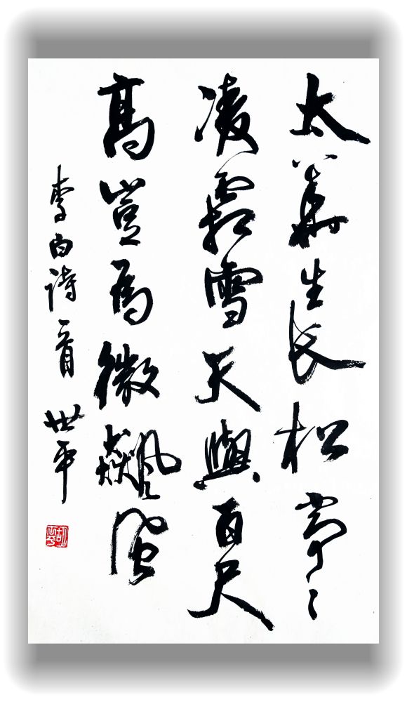 胡世平书法作品欣赏