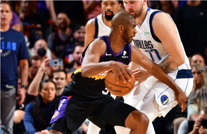 太阳vs独行侠g2东契奇的无限单挑保罗化身扫地僧