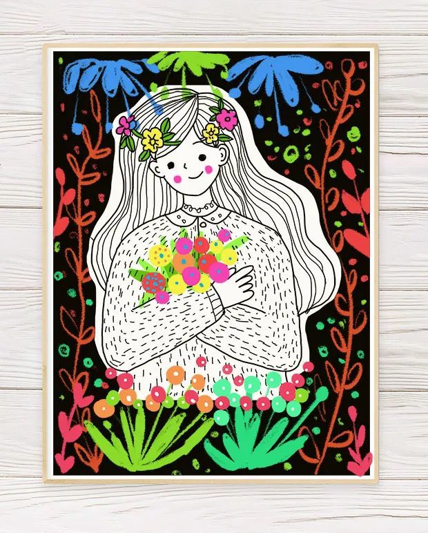 少儿美术汇|母亲节创意美术课程,妈妈我想对您说辛苦啦!