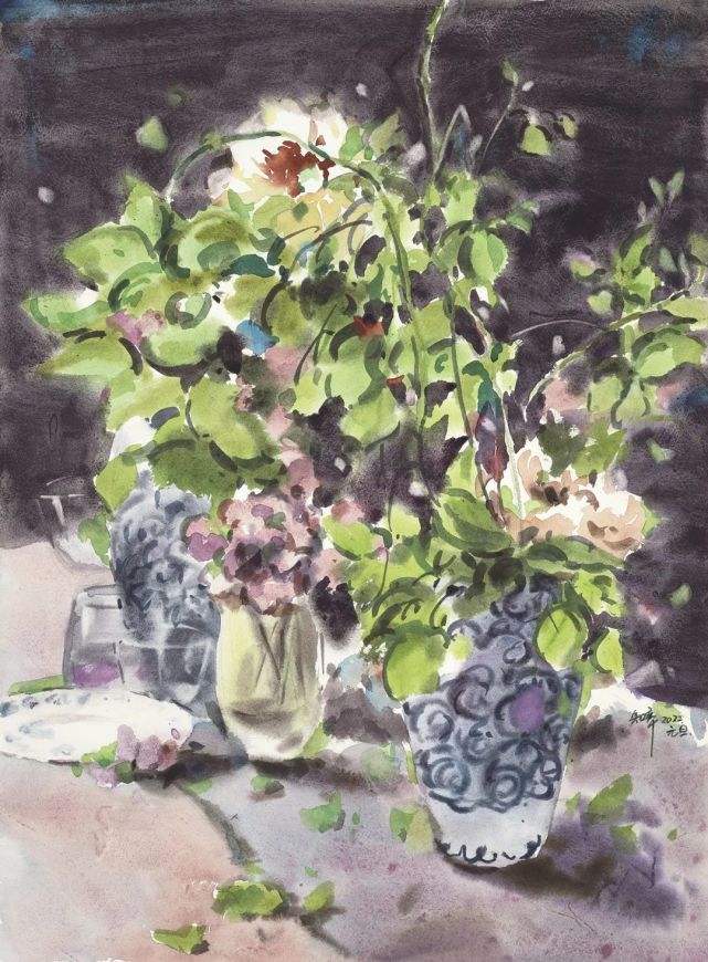 诗意61知行——余知辛水彩画作品展在浙江美术馆展出