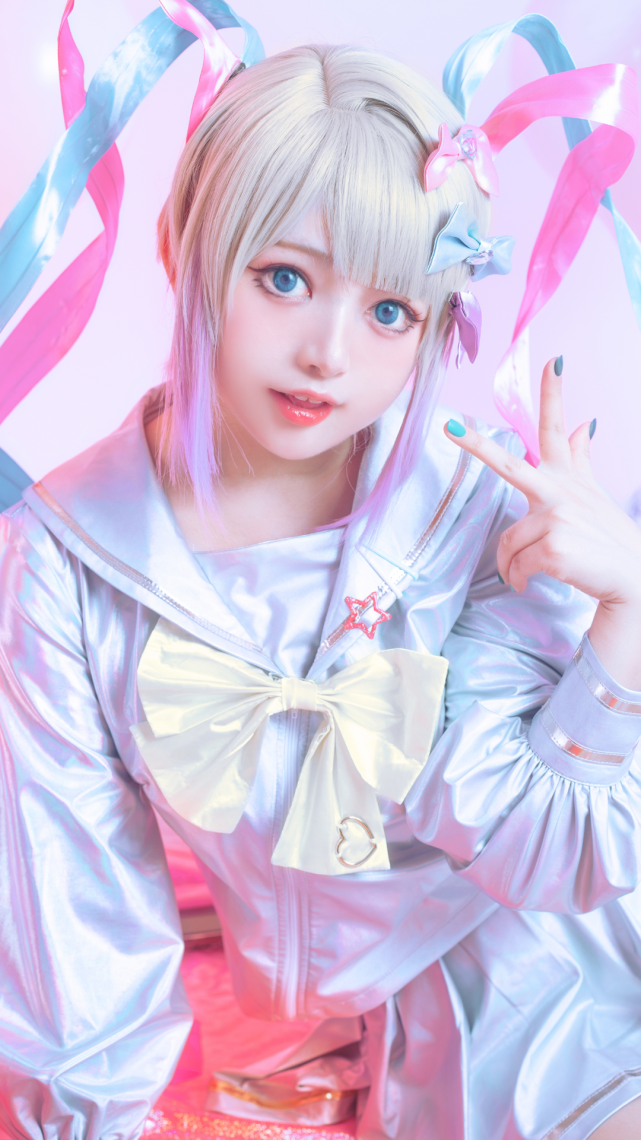 cos:主播女孩重度依赖超天酱cos正片@黑猫猫