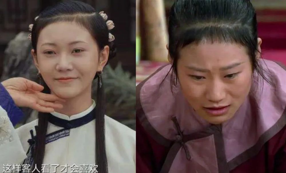 同样发型的,还有《甄嬛传》中克死不少主子的"不祥丫鬟—玢儿.
