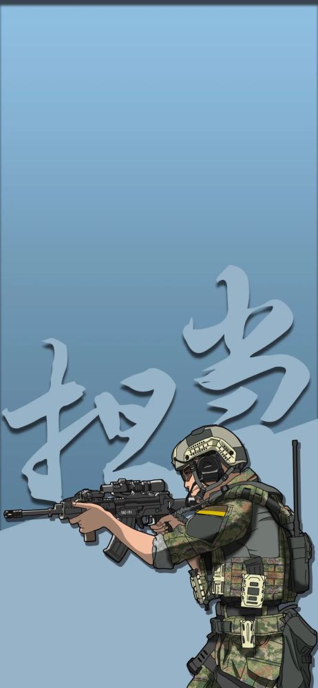 這是軍人的熱血青春!精美插畫壁紙快收藏_騰訊新聞