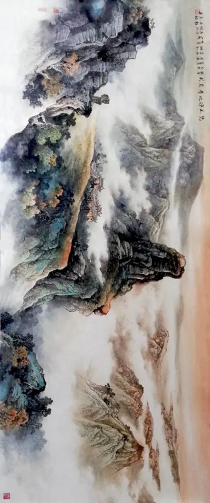 曾刚施云翔弟子著名彩墨山水画家杨天佑山水画集彩墨山水画必学书目