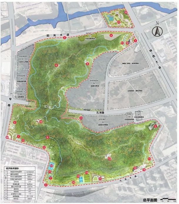 占地88万平方米台州将新建一座大型体育公园碗头山体育公园
