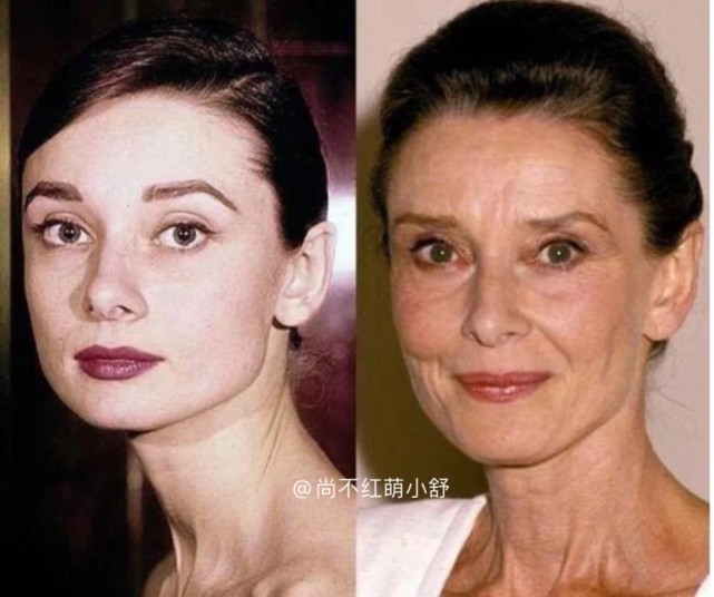 赫本晚年满脸皱纹也不扮嫩穿素衣时髦网友这女人美了一辈子
