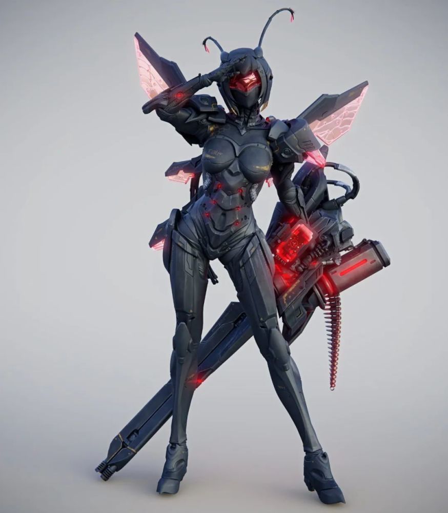 科幻类插画设计机器人篇