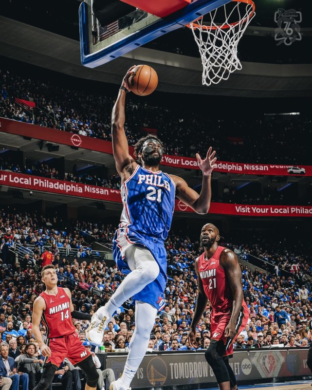 恩比德复出轰1811欧洲步扣篮化身面具侠连秀梦幻脚步送大帽