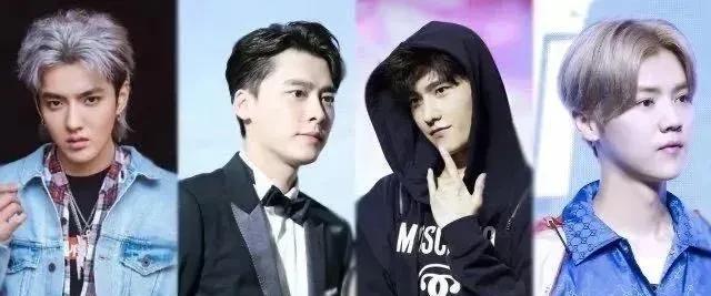 当初娱乐圈的四大男顶流有:杨洋,李易峰,吴亦凡,鹿晗,这四位男明星