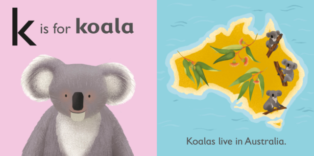 绘本k表示树袋熊kisforkoala