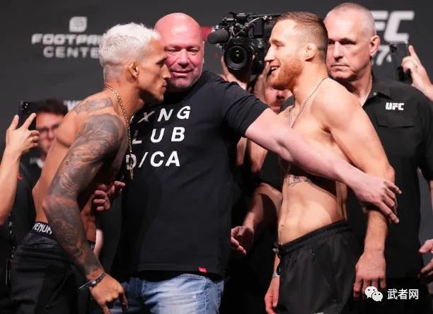 奥利维拉超重被剥夺冠军头衔!ufc 274赛前称重图集