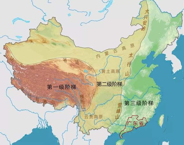 广东省地形特征以山地丘陵地形为主珠江三角洲地区地势低平
