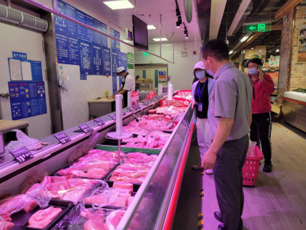 5月6日,全区4家大型超市,除迎宾美景广场福鲜生超市因疫情防控暂停