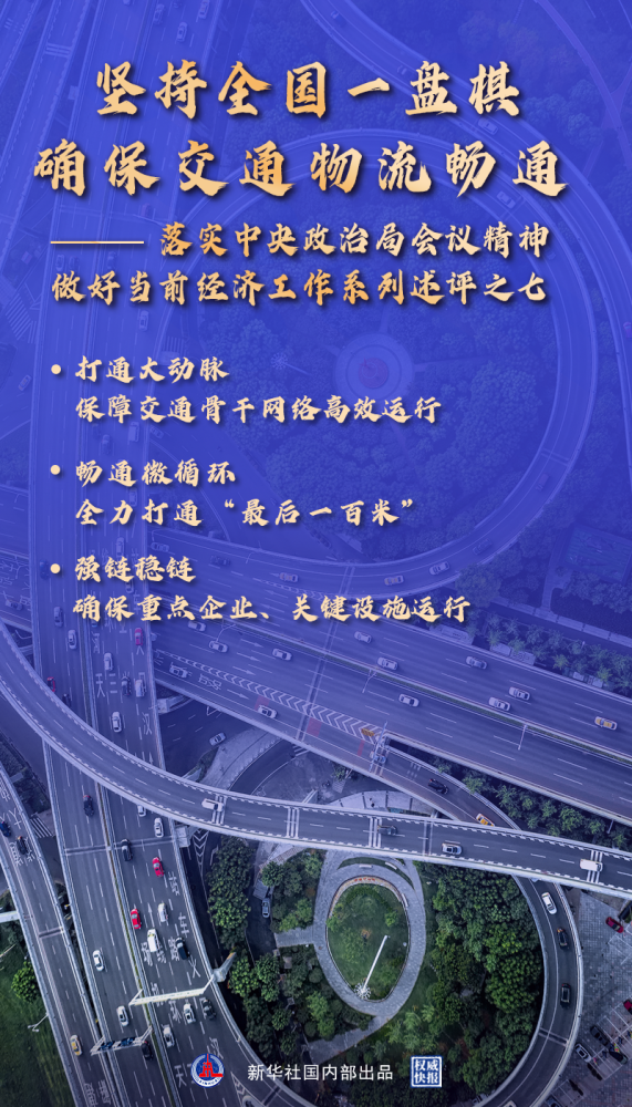 新华述评丨坚持全国一盘棋，确保交通物流畅通