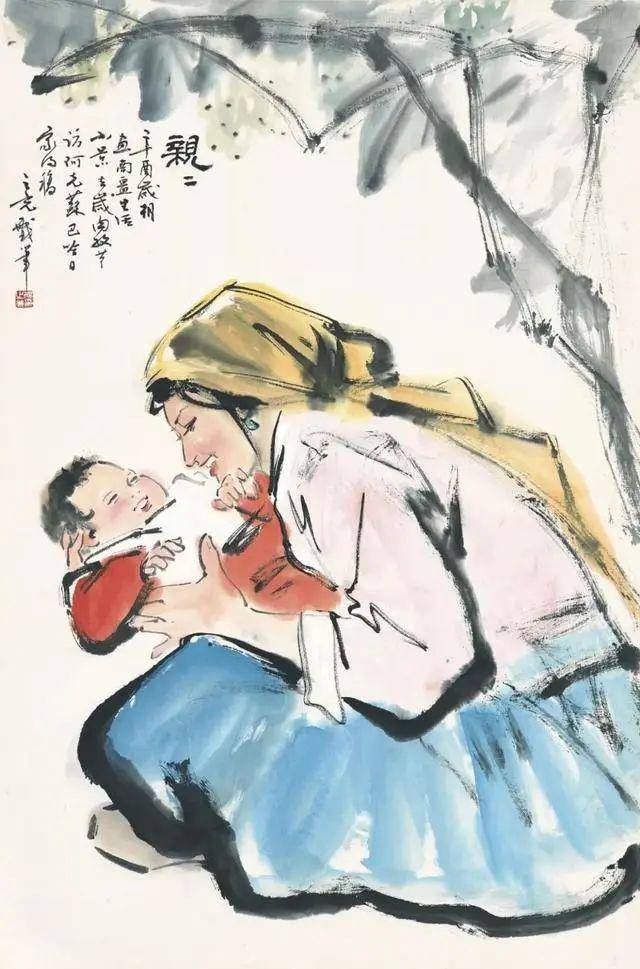 母亲节,品读国画中的母爱!