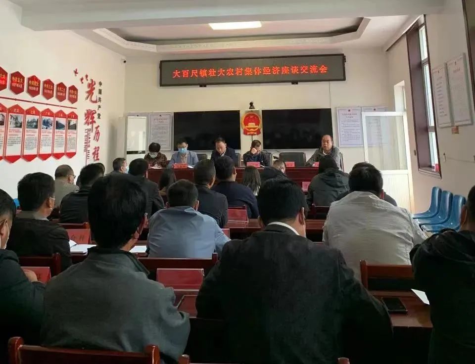 双月冲锋大百尺镇召开壮大农村集体经济座谈会