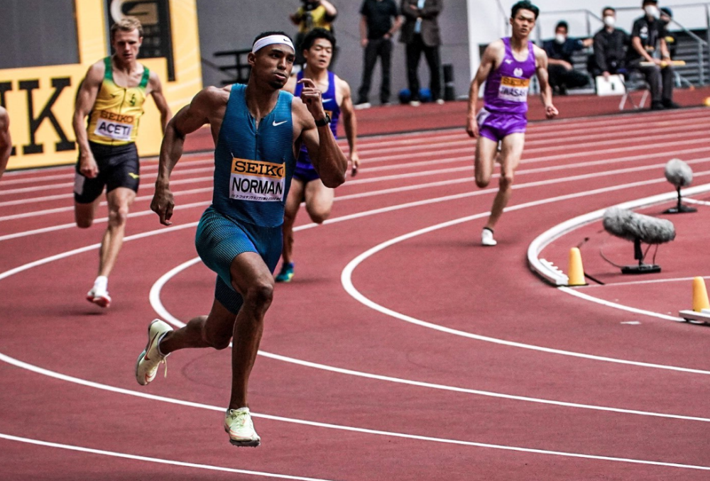 洲际巡回赛东京站男子400米诺曼夺冠