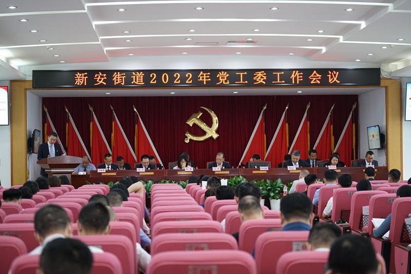 新安街道党工委书记白政瑜在大会报告中指出,新安将围绕区委区政府"三