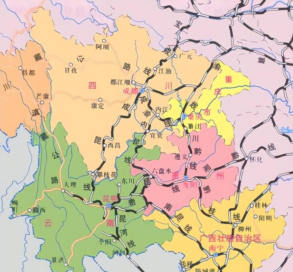 中国五大战区之一西南的云贵两省为何划入了南部战区